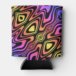 Psychedelic Multicolored Koelbox Blikjeskoeler