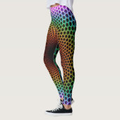 Psychedelic Multicolored Spiderwebbed Leggings (Links)