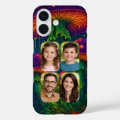 Psychedelic Mushroom Collage Family Portrait Case-Mate iPhone Case (Achterkant)