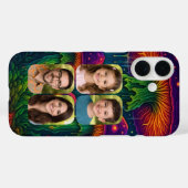 Psychedelic Mushroom Collage Family Portrait Case-Mate iPhone Case (Achterkant (horizontaal))