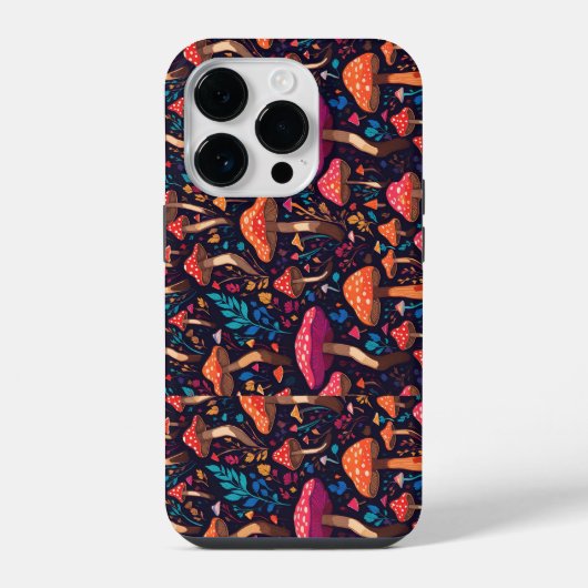 Psychedelic Mushroom iPhone Hoesje (Achterkant)