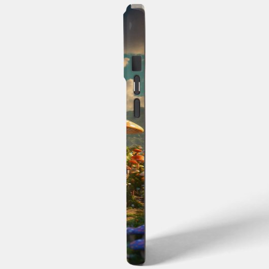 Psychedelic Mushroom Village – Ingewikkelde 3D-wee Case-Mate iPhone Case (Achterkant / Links)