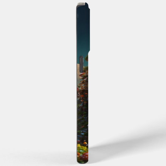 Psychedelic Mushroom Village – Ingewikkelde 3D-wee Case-Mate iPhone Case (Achterkant / Rechts)