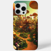 Psychedelic Mushroom Village – Ingewikkelde 3D-wee Case-Mate iPhone Case (Achterkant)