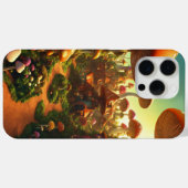 Psychedelic Mushroom Village – Ingewikkelde 3D-wee Case-Mate iPhone Case (Achterkant (horizontaal))