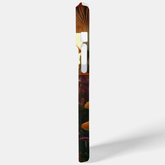 Psychedelic Mushroom Village – Ingewikkelde 3D-wee Case-Mate iPhone Case (Achterkant / Links)