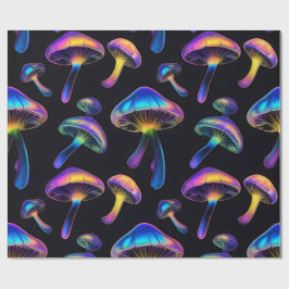 Psychedelic Mushroom Wrapping Paper Cadeaupapier
