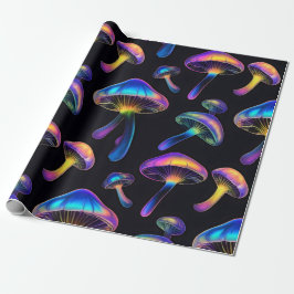 Psychedelic Mushroom Wrapping Paper Cadeaupapier