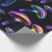 Psychedelic Mushroom Wrapping Paper Cadeaupapier (Hoek)