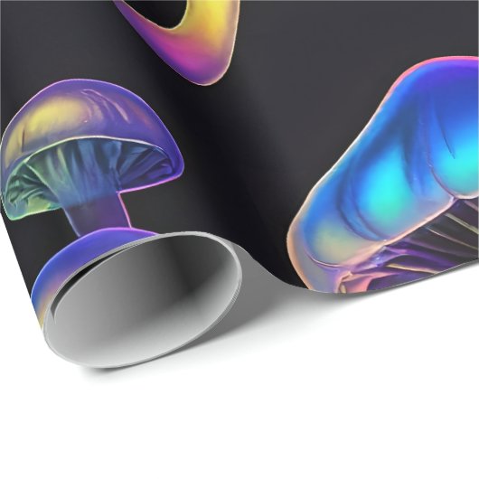 Psychedelic Mushroom Wrapping Paper Cadeaupapier (Rol Hoek)