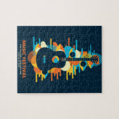 Psychedelic Music Concert Legpuzzel (Horizontaal)