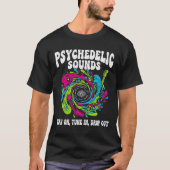 Psychedelic Music Festival T-Shirt, Retro 70s Trip T-shirt (Voorkant)