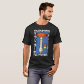 Psychedelic Mycelium Mushroom Anatomie T-shirt (Voorkant volledig)