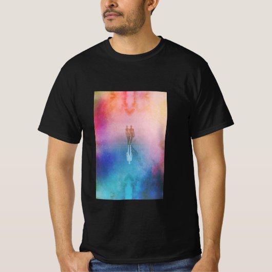 Psychedelic Mystery Man T-Shirt (Voorkant)