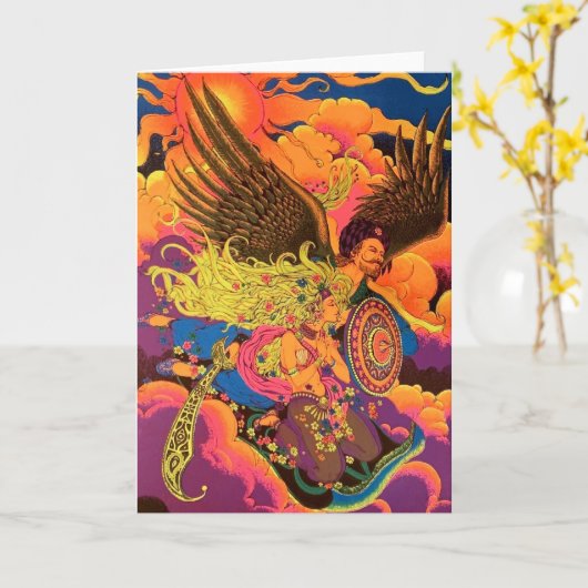 Psychedelic Mythopoeia Kaart (Gele Bloem)