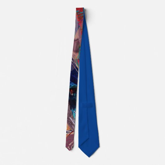 Psychedelic Necktie Stropdas (Achterkant)