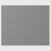 Psychedelic Neon Eye, verpakt papier (Vlak)