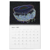 Psychedelic Neon Jellyfish Agenda 2 Kalender (Mar 2027)