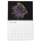 Psychedelic Neon Jellyfish Agenda 2 Kalender (Jan 2026)