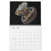 Psychedelic Neon Jellyfish Agenda 3 Kalender (Mar 2027)