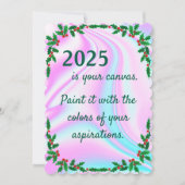 Psychedelic Neon Lights Kerstvakantie Kaart (Voorkant)