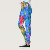 Psychedelic Neon Nova Storm Leggings (Links)