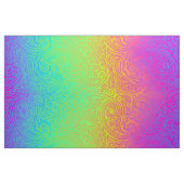 Psychedelic Neon Rainbow Paisley Stof (Yard (91,4 cm))