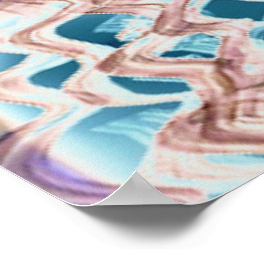 Psychedelic new romantic poster (Hoek)