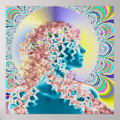 Psychedelic new romantic poster (Voorkant)