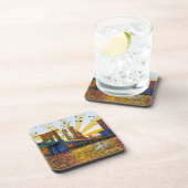 Psychedelic New York City: Brooklyn Bridge, WTC #1 Bier Onderzetter (Rechterzijde)