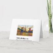 Psychedelic New York City: Brooklyn Bridge, WTC #1 Kaart (Achterkant)