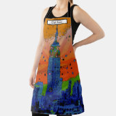 Psychedelic NYC: EMP ST gebouw #3 Schort (Insitu)