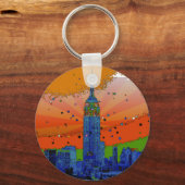 Psychedelic NYC: ESB #3 Sleutelhanger (Voorkant)