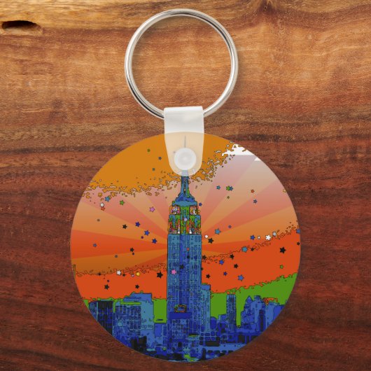 Psychedelic NYC: ESB #3 Sleutelhanger (Voorkant)