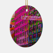 Psychedelic NYC: Union Square Building, St Sign A3 Keramisch Ornament (Rechts)
