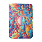 Psychedelic Ocean Badmat (Voorkant Verticaal)