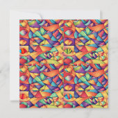 Psychedelic Ocean Feestdagenkaart (Voorkant)