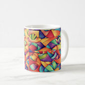 Psychedelic Ocean Koffiemok (Voorkant rechts)