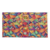 Psychedelic Ocean Kussensloop (Achterkant-Links)