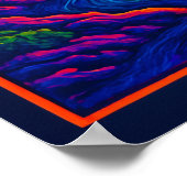 Psychedelic Old Faithful Poster (Hoek)