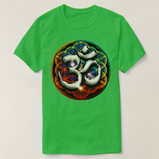 Psychedelic Om SpiritualZen T-shirt (Design voorkant)
