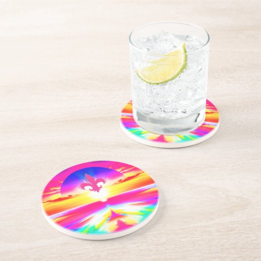 Psychedelic Onderzetter (Zijkant)