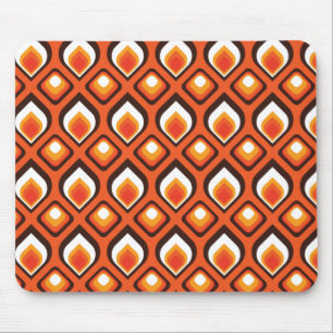 Psychedelic Oranje Muismat