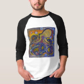 Psychedelic, Oude school Octopus T-shirt (Voorkant)