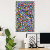Psychedelic Overdosering Poster (Thuiskantoor)
