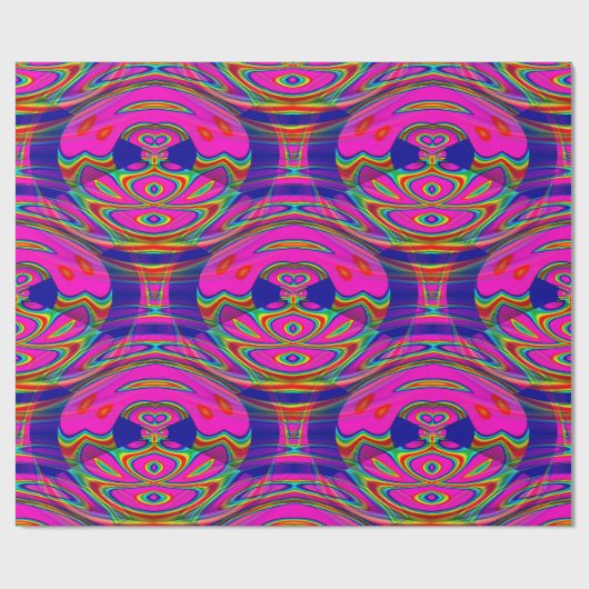 Psychedelic Owls..... Cadeaupapier (Vlak)