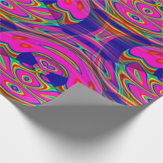 Psychedelic Owls..... Cadeaupapier (Hoek)