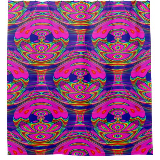 Psychedelic Owls.... Douchegordijn (Voorkant)