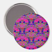 Psychedelic Owls..... Magneet (Voorkant / Achterkant)