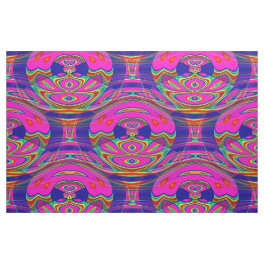 Psychedelic Owls.... Stof (Yard (91,4 cm))